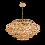 Люстра хрустальная в неоклассическом стиле на золотистом каркасе Majesty варинант исполнения - 7 | Loft Concept в Ижевске