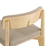 Барный стул из массива ясеня Elegant Ash Shape варинант исполнения - 1 | Loft Concept в Ижевске