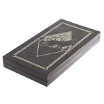 Подарочные нарды из натурального камня с гравировкой Backgammon from Stone варинант исполнения - 8 | Loft Concept в Ижевске