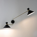 Бра с 2-мя поворотными плафонами Davy Duo Wall Lamp варинант исполнения - 6 | Loft Concept в Ижевске
