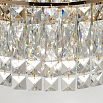 Потолочный светильник круглый с прозрачными подвесками Lunet варинант исполнения - 8 | Loft Concept в Ижевске