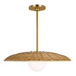 Люстра круглая из ротанга Long Lasting Chandelier варинант исполнения - 1 | Loft Concept в Ижевске