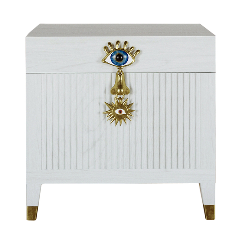 Сундук Eye Elsa Dreams White Белый Золотой Сундук Eye Elsa Dreams White Белый Золотой в Ижевске | Loft Concept