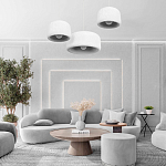 Подвесной светильник с круглым рельефным абажуром Sergey Makhno варинант исполнения - 6 | Loft Concept в Ижевске