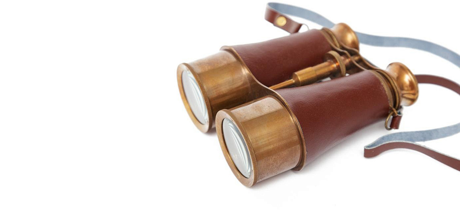 Винтажный бинокль в подарочной коробке Victorian Era Brass Binoculars - Loft-Concept в Ижевске