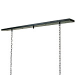 Люстра прямоугольная с 4-мя прозрачными цилиндрическими плафонами  Stamped Cylinders варинант исполнения - 2 | Loft Concept в Ижевске