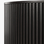 Черный приставной стол с местом для хранения Smart Textured Table варинант исполнения - 3 | Loft Concept в Ижевске