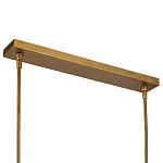 Люстра линейная полукруглой формы Wooden Horseshoe варинант исполнения - 5 | Loft Concept в Ижевске