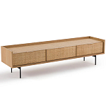 ТВ-тумба с плетеным декором Buckley Wicker TV Stand варинант исполнения - 2 | Loft Concept в Ижевске