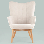 Белое кресло на ножках из массива CORDELIA варинант исполнения - 3 | Loft Concept в Ижевске