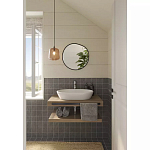 Зеркало круглое с асимметрией Light Reflection варинант исполнения - 2 | Loft Concept в Ижевске