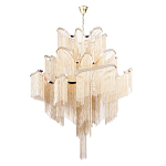 Люстра металлическая Rain of metal варинант исполнения - 3 | Loft Concept в Ижевске