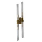 Бра с двумя цилиндрическими матовыми плафонами на круглом основании Delta Light варинант исполнения - 1 | Loft Concept в Ижевске