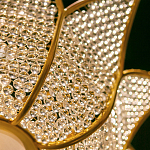 Люстра в форме тюльпана с лепестками из прозрачных стеклянных бусин Hanging Flowers варинант исполнения - 5 | Loft Concept в Ижевске