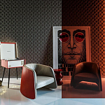 Гипсовая 3D Панель M-18 варинант исполнения - 1 | Loft Concept в Ижевске