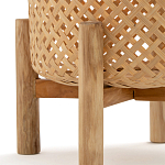 Кашпо на ножках из бамбука Bamboo Decor варинант исполнения - 3 | Loft Concept в Ижевске