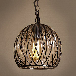 Подвесной светильник Metal Mesh and Glass Pendant I