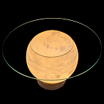 Торшер - журнальный стол Cryptocrystalline Stone варинант исполнения - 7 | Loft Concept в Ижевске