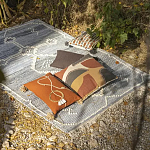 Подушка декоративная с геометрическим узором и плетенными вставками Divine Abstractions варинант исполнения - 5 | Loft Concept в Ижевске