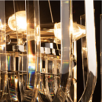 Бра цвета никель с изогнутыми хрустальными элементами Radiant Ribbons варинант исполнения - 7 | Loft Concept в Ижевске