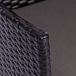 Обеденный комплект из искуственного ротанга Vintara черный варинант исполнения - 5 | Loft Concept в Ижевске