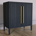 Современный Буфет Primo с 2 дверцами Черный дуб варинант исполнения - 2 | Loft Concept в Ижевске