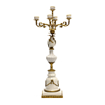 Подсвечник белый Попугай из фарфора с бронзовыми элементами Eden Garden варинант исполнения - 2 | Loft Concept в Ижевске