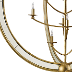 Люстра круглая с состаренными зеркальными элементами на корпусе Sample of Purity варинант исполнения - 1 | Loft Concept в Ижевске