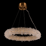 Люстра круглая с натуральным горным хрусталем Crystal Shimmer варинант исполнения - 1 | Loft Concept в Ижевске