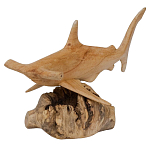 Статуэтка из дерева рыба-молот Animals of the World варинант исполнения - 4 | Loft Concept в Ижевске