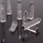 Люстра с двумя кольцами черного цвета с хрустальными элементами QUARTZ CRYSTAL варинант исполнения - 13 | Loft Concept в Ижевске