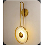 Бра бронзовое с прозрачным стеклянным плафоном Suspension варинант исполнения - 1 | Loft Concept в Ижевске