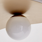 Люстра круглая с 2-мя металлическими абажурами Andromeda варинант исполнения - 3 | Loft Concept в Ижевске