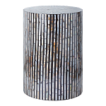 Столик с инкрустацией с перламутровым узором Dominic Black варинант исполнения - 1 | Loft Concept в Ижевске