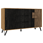 Комод с 3-мя ящиками и дверцей Stone Effect варинант исполнения - 2 | Loft Concept в Ижевске