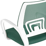 Офисное кресло с основанием из белого пластика Desk chairs Green варинант исполнения - 7 | Loft Concept в Ижевске