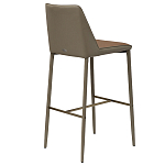 Стул барный с терракотовой обивкой из экокожи Spectacular High Chair варинант исполнения - 2 | Loft Concept в Ижевске