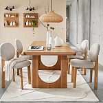 Деревянный стул из массива дуба Reed Oak Chair варинант исполнения - 6 | Loft Concept в Ижевске