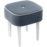 Квадратный мягкий пуф на белых ножках Winton Pouf Square варинант исполнения - 17 | Loft Concept в Ижевске