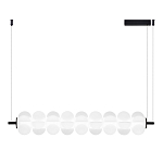 Светодиодный подвесной светильник линейный с белым воздушным плафоном Glowing Cloud варинант исполнения - 1 | Loft Concept в Ижевске