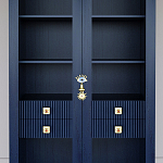 Дизайнерский шкаф витрина Elsa Dreams Blue с 4-мя ящиками варинант исполнения - 2 | Loft Concept в Ижевске