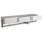 Тумба под телевизор со стеклянным фасадом Modern TumbvTV варинант исполнения - 2 | Loft Concept в Ижевске