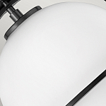 Потолочный светильник с плафоном в форме белого матового шара Hinkley варинант исполнения - 6 | Loft Concept в Ижевске