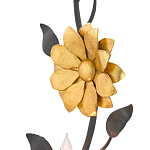 Бра черное с золотым цветком Bizarre Creation варинант исполнения - 1 | Loft Concept в Ижевске