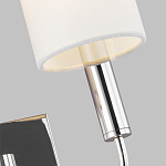 Бра с прямоугольным основанием и 2-мя белыми цилиндрическими льняными абажурами Feiss варинант исполнения - 2 | Loft Concept в Ижевске