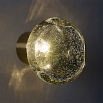 Бра с круглым плафоном из прозрачного стекла с пузырьками воздуха Effervia  варинант исполнения - 8 | Loft Concept в Ижевске