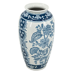 Ваза с синим цветочным орнаментом Blue & White Ornament  варинант исполнения - 1 | Loft Concept в Ижевске