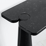 Консоль чёрная на 2-х конусообразных ножках Eros варинант исполнения - 2 | Loft Concept в Ижевске