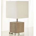 Настольная лампа деревянная с белым абажуром Wooden Table Lamp варинант исполнения - 1 | Loft Concept в Ижевске