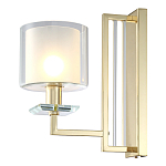 Бра с геометрическим каркасом из металла и цилиндрическим стеклянным плафоном Laurent варинант исполнения - 6 | Loft Concept в Ижевске